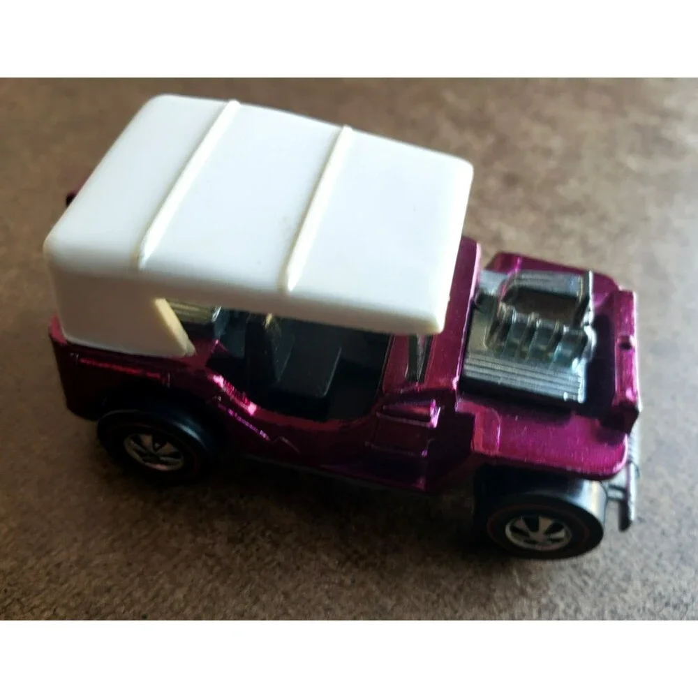 VTG 1971 Hot Wheel GRASS HOPPER Spectraflame Magenta ZAMAC 1:64 REDLINE 6461 USA